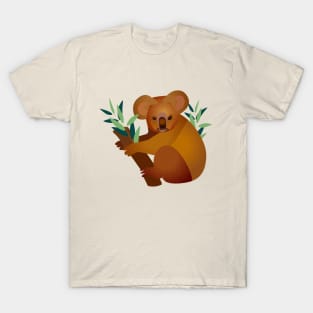 Koala holding on to a branch T-Shirt
